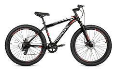 CRADIAC - Xplorer | 7 Speed Gear Mtb | 29" Inch Mountain Bike | Dual Disc Brake | Double Wall Alloy Rims | Ideal For 15+ Years Men/Boys/Girls, Black