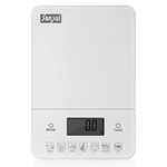 Sansui Digital Kitchen Scale with 7 Nutrition Modes & Food Weight Machine for Health, Fitness, Home Baking & Cooking, (10 kg, White)