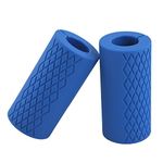 Kobo Rubber Thick Bar Grips Turns Barbell, Dumbbell,&Kettlebell Into Gripz For Fat Bar Training&Muscle Growth. Strengthen Your Forearm, Biceps, Triceps, Chest. For Crossfit, Strongman Bodybuilding