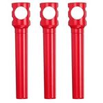 sourcing map 3Pcs 4.2" Travel Corkscrew Pocket Corkscrew Portable Wine Opener Plastic Mini Wine Cork Opener for Camping Travel, Red