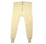 O.A Swedish Army Cold Weather Thermal Long Johns/Thermal Bottoms (Large(34-38" Waist)) Off-White