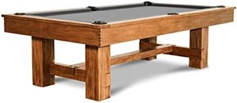 Nixon Billiards - Presli Slate Billiard Pool Table (Native Acacia, 8 ft)