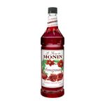 Monin Rich Red Pomegranate Syrup, 1 liter by Monin