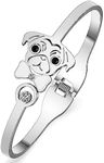 DUOWEI Cute Pug Bangle Bracelet Sta