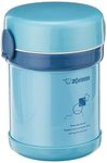 Zojirushi Stainless Steel Vacuum Insulated Lunch Jar, 640ml, Aqua Blue (SLMEE-07-AB)