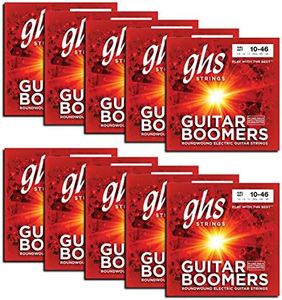 GHS Strings GHS Boomers Roundwound Electic Guitar Strings Light GBL 10 Pack (10-46)