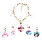 LUV HER Girls Add A Charm Toy Bracelet and Costume Jewelry Box Set - Ages 3+, One Size, Plastic, zircon gemstone