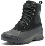 Sorel Men's Buxton Lite Waterproof Winter Boot, Black/Black, 12
