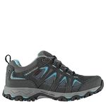 Karrimor Womens Mount Low Ladies Walking Shoes Waterproof Lace Up Hiking Grey/Blue 6