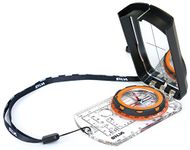 Silva Ranger 2.0 Advanced Compass with Mirror, Slope Card, and Distance Lanyard, Orange