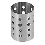 Kitchen Utensil Holder 3.9 x 6.3 Inch Stainless Steel Chopsticks Perforated Drying Storage Basket Sink Cylinder Draining Organizer Caddy Cutlery Drainer