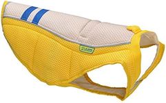 TOWEAR Dog Cooling Vest, Breathable Cooling Coat Anti-heat Summer Pet Jacket Clothes for Walking Outdoor Hunting Training Camping (M, Yellow)