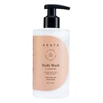 Arata Natural Hydrating & Non-Drying Body Wash With Coconut & Citrus Extracts || All-Natural, Vegan & Cruelty-Free || Gentle Daily Cleansing For Women & Men - (300 ML)