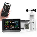 La Crosse Technology 328-10618-INT Wireless WiFi Professional Weather Center, Black