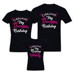 RAINBOWTEES Men's & Women's, Boy's & Girl's Regular Fit T-Shirt (Pack of 3) (RT-4006_Black_Free Size)