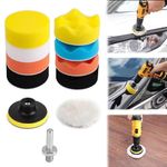 BELLOX Car Foam Polishing Sponges Pads | 11 PCS 3-Inch Buffing and Polishing Pad Kit | Car Buffer Polisher Kit Sponge Pad Kit for Grinding Machine Car Polishing, Waxing, Sanding, Sealing Glaze