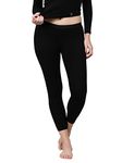 Jockey 2541 Women's Soft Touch Microfiber Elastane Stretch Fleece Fabric Thermal Leggings with Stay Warm Technology_Black_XL