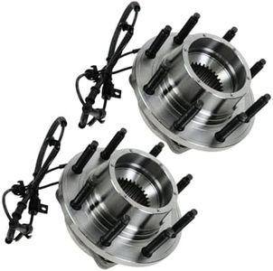 Supagat Front Left Driver and Right Passenger Side Wheel Hub & Bearing Set Kit for Ford for F350 SuperDuty 2005-2010 111-3667