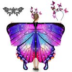 Butterfly Wings For Girls, Butterfly Costume, Fairy Wings, Halloween Costumes For Kids Butterfly Cape (#027)