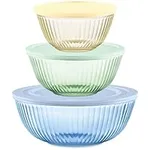 Pyrex Sculpted Tinted 6-PC Full Set