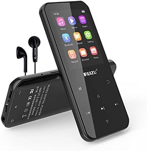 MP3 Player with Bluetooth 5.0, Portable Digital Music Player 32GB with FM Radio, Voice Recorder, E-Book Reader, Video, Pedometer, Alarm Clock, Supports up to 128GB Micro SD Card