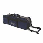 Storm Tournament 3 Ball Tote Roller Bowling Bag- No Pockets- Navy ()