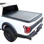 Syneticusa Retractable Hard Tonneau Cover Fits 2011-2024 Ford F-150 5’6” (67”) Bed Matte Black Aluminum Low Profile Waterproof