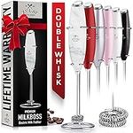 Zulay Double Whisk Milk Frother Han