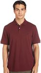 NAUTICA Men's Short Sleeve Solid Cotton Pique Polo Shirt, Royal Burgundy Solid, X-Large US