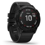 Garmin fēnix 6X PRO, Larger Multisport GPS Smartwatch, Advanced Health and Training Features, Ultratough Design Features, Up to 21 days battery life, Black