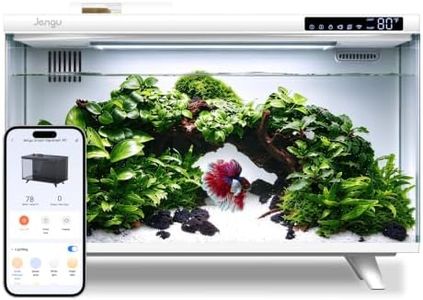 M1 5.3 Gallon Smart Fish Tank, App-Controlled Betta Aquarium Starter Kit