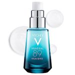 Vichy Mineral 89 Eyes Serum with Caffeine and Hyaluronic Acid, Lightweight Eye Cream Gel to Smooth Fine Lines and Hydrate Eye Area, Suitable for Sensitive Skin & Fragrance Free, unscented,0.51 Fl oz