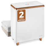 SereneLife Hot Towel Warmer w/ Customized Fragrance for Bathroom and Spa, Luxury Towel Heater Gift for Him or Her, Auto Shut off, Fits 2 Large Towels, Blankets, Bathrobes, PJ's - Rose Gold