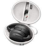 Hard Travel Carrying Case Compatible with Skullcandy Crusher Over-Ear Headphones. (Case Only, Not Include The Device)-Gray(Gray Lining)