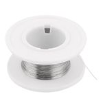 sourcingmap Nichrome 80 0.1mm 38 Gauge AWG 100M Roll 43.87 Ohms/ft Heater Wire