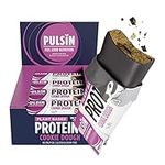 Pulsin - Cookie Dough Vegan Protein Bars - 12 x 57g - 14.8g Protein, 13.9g Fibre, 227 Kcal Per Serving - Gluten Free, Palm Oil Free & Dairy Free Snack Bar