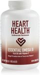 Heart Health Essential Omega III Fish Oil with Vitamin, Helps Maintain Normal Cholesterol Levels, EPA and DHA Help Support Brain Function, Supports Cardiovascular and Immune Health, Market America (60 Servings)
