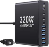 320W USB C Charger Block, 10-Port U
