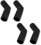 4Pcs Motorcycle Rubber Gear Shift Cover Shifter Shoe Boot Protector Covers Universal for Yamaha Kawasaki Suzuki (Black)