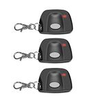 ASONPAO Linear Multicode 3089 MCS308911,3060 MCS306010,3070 MCS307010 300MHZ Keychain Remote with10 Position Dip Switches(3Pack) 3-Years-Warranty