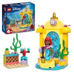 LEGO ǀ Disney Princess Ariel’s Music Stage, Buildable Toy for Kids, with a Mini-Doll Character and Sebastian Animal Figure, Fun Gift Idea for TV Show Fans, 4 Plus Year Old Girls and Boys 43235