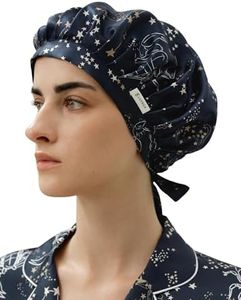 LilySilk 100% Mulberry Silk Bonnet Silk Night Sleep Cap Adjustable Hair Wrap for Sleeping Scorpio