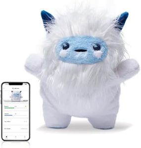 AI Plush Yeti Toy for Kids 3+, Real-Time Chat, Storytelling & Voice Interaction, Screen-Free AI Companion with Expressive Eyes, Shy & Gentle Personality, No Subscription Required, Interactive Gift