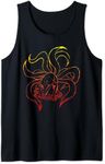 Naruto Shippuden Nine Tails Gradient Outline Tank Top