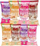 New BETTER THAN GOOD Keto Protein Puffs | 16g Protein, 2 Servings of Fruits & Veggies | Paleo, Low Sugar, Low Calories, Gluten Free, Diabetic Friendly Keto Snacks (Sweet Sampler 8 Pack)