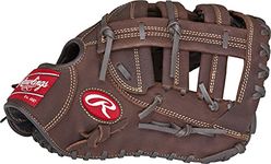 Rawlings Sporting Goods Player Preferred Fist Base Mitts, Brown, Size 12.5, Left Hand