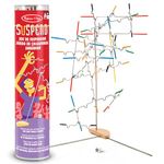 Melissa & Doug Suspend Family Games for Kids and Adults | Stacking Tower Balancing Toy Board Game | Activity Games for Family Gifts | Outdoor Travel Games for Kids 8-12 | Kids Games for 8+ Year Olds