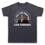 My Icon Art & Clothing Toast London Yes I Can Hear You Clem Fandango Comedy TV Mens T-Shirt, Vintage Slate, Large