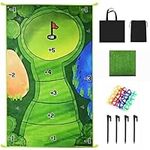 Golf Chipping Game Mat,Sticky Golf 
