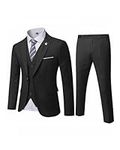 MYS Men's 3 Piece Slim Fit Suit Set